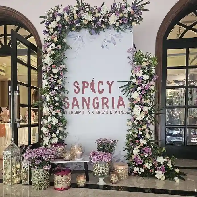 Book Stylish Floral Welcome Board with Branding